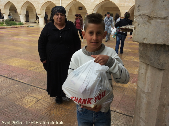 À Alqosh, distribution de nourriture pour 675 familles