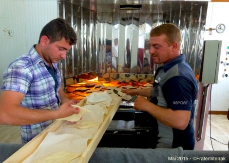 Fraternité en Irak ouvre une boulangerie pour les déplacés à Erbil