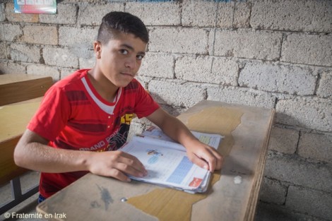Fraternité en Irak ouvre une école pour les enfants yézidis
