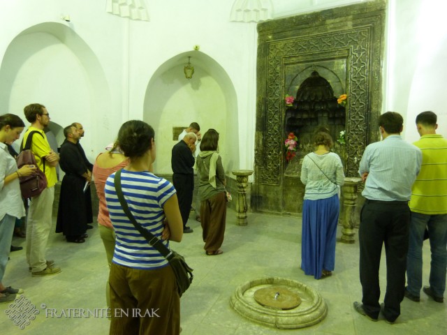 L'intérieur du mausolée de Mar Behnam.