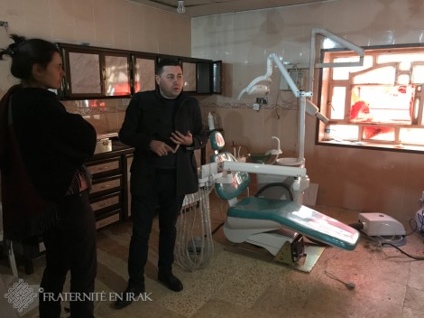 A Qaraqosh, Fraternité en Irak finance le service dentaire de l’hôpital Al-Hamdaniya
