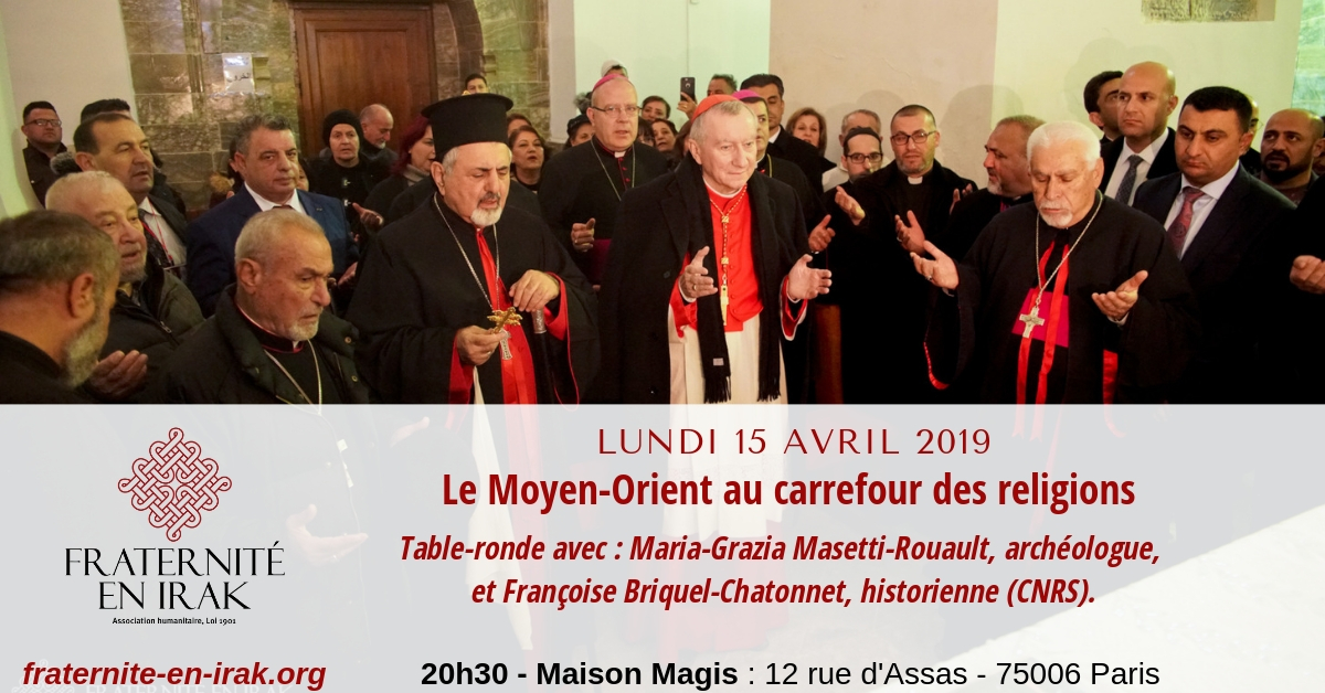 15 avril – Paris : Table-ronde « Le Moyen-Orient au carrefour des religions »
