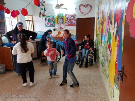 Premier aperçu du centre pour enfants handicapés à Qaraqosh !