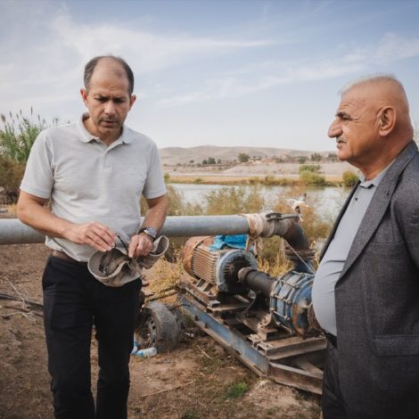 Pomper l’eau du Tigre pour irriguer les cultures et faire vivre 600 familles